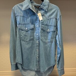 Banana Republic Blue Button Down Shirt